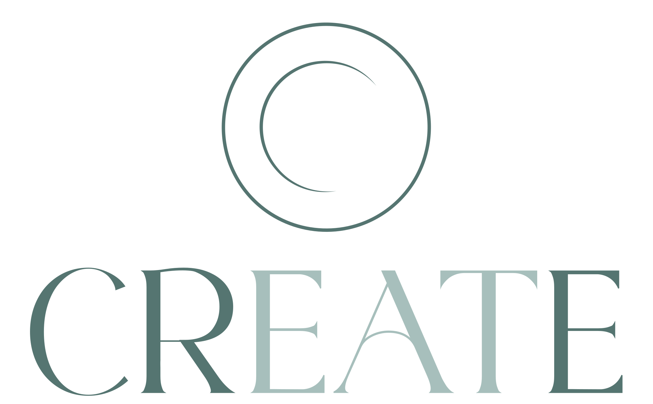 "CREATE" logo with a circle and the tagline "Creating memorable food experiences together".
