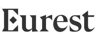 Eurest logo in dark gray on black background.