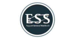Logo with the letters ESS inside a circle.