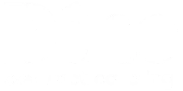 White logo for Dine Contract Catering featuring stylized serif typography.